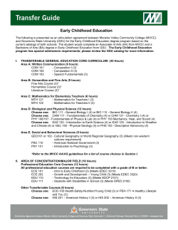 Early Childhood Education