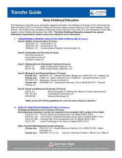 Early Childhood Education
