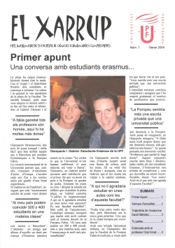 El Xarrup n m 1 (gener 2005)