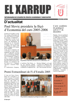 El Xarrup n m. 6 (desembre 2005)