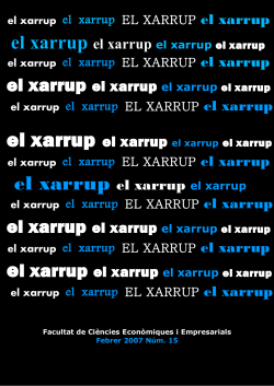 El Xarrup n m. 15 (febrer 2007)