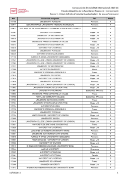 Annex 1- Llistat definitiu d'estudiants adjudicataris de pla a d'intercanvi