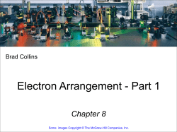 Chemistry 1 Lectures