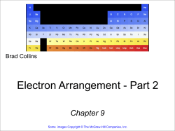 Chemistry 1 Lectures