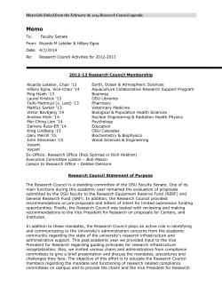 2012-13 Research Council Annual Report