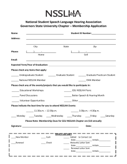 NSSLHA Membership Application