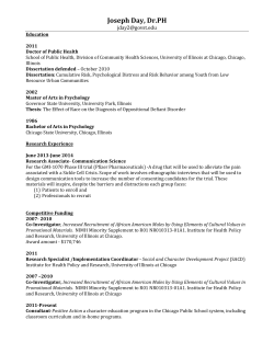 Link to Dr. Day's Full CV