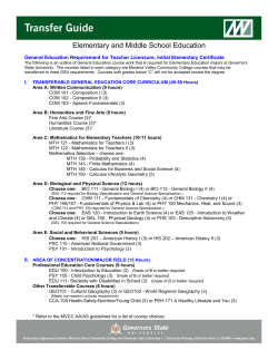 Elementary Education