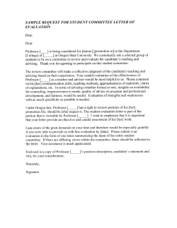 Example letters