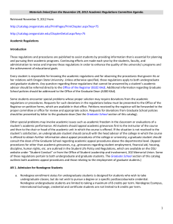 OSU Academic Regulations