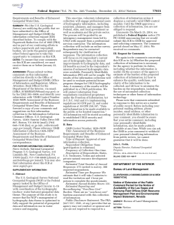 Notice of Extension of the Public Comment Period for the Notice of Availability of the Las Vegas and Pahrump Field Offices Draft Resource Management Plan and Environmental Impact Statement, NV