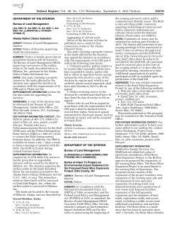 Notice of Intent To Prepare an Environmental Impact Statement for the Proposed Rossi Mine Expansion Project, Elko County, NV
