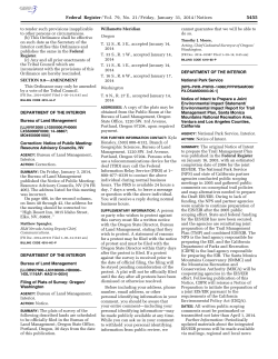 Notice of Public Meeting: Resource Advisory Councils, NV