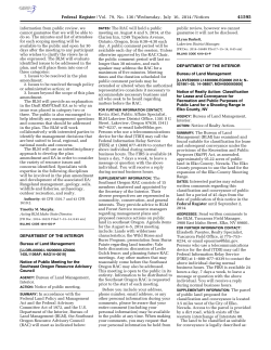 Notice of Realty Action: Classification for Lease and Conveyance for Recreation and Public Purposes of Public Land for a Shooting Range in Elko County, NV