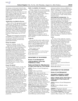 Public Land Order No. 7828; Extension of Public Land Order No. 7070; Nevada