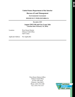 Environmental Assessment (EA)