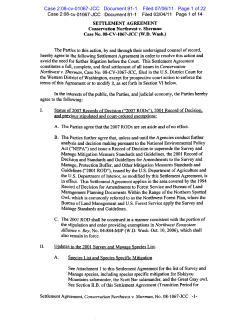 final settment agreement