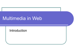 Introduction to Multimedia