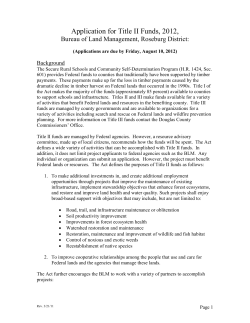 Application Instructions