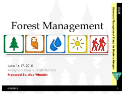 Forest Management Presentation