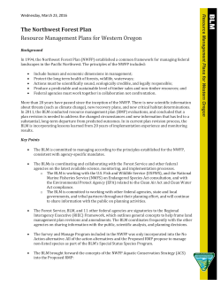 Northwest Forest Plan