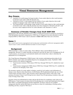 Chapter 3 - AE&EC - Tribal Interests, Visual Resource Management
