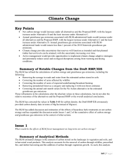 Chapter 3 - AE&EC - Climate Change, Cultural and Paleontological Resources