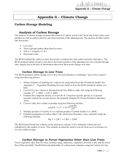 Appendix G - Climate Change