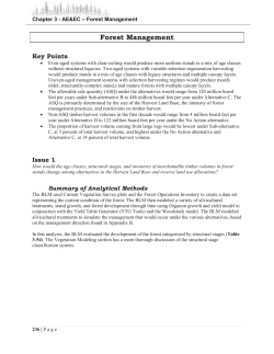 Chapter 3 - AE EC - Forest Management, Hydrology