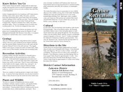 Gerber Recreation Area