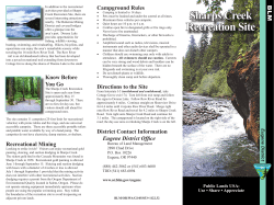 Sharps Creek Recreation Site