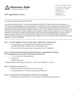 CPT Application&nbsp;