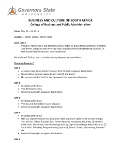 See the itinerary, eligibility requirements and application process