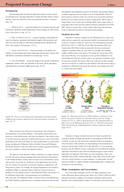 Projected ecosystem change