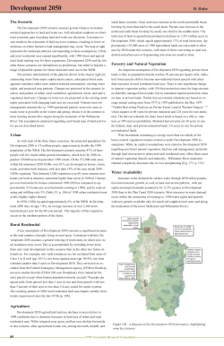 Development scenario