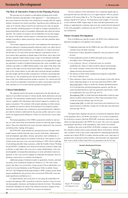 Scenario development