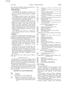 Plant Protection Act of 2000 (Public Law 106-224)