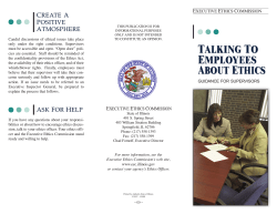 Talking to Employees about Ethics&nbsp;