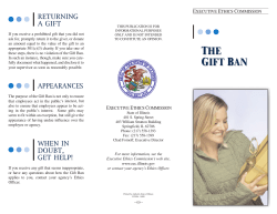 Gift Ban