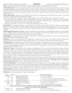 Syllabus
