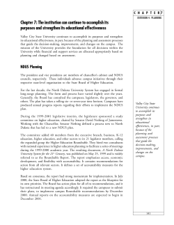 Chapter 7: The institution can continue to accomplish its purposes and strengthen its educational effectiveness (Criterion 4)