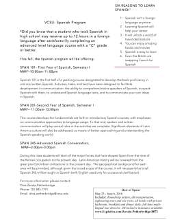 2014-2015 Class Information