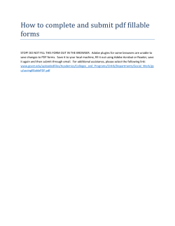 How to Complete and Submit Fillable PDF Documents&nbsp;