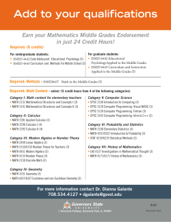 Four Digit Math Middle School Flyer