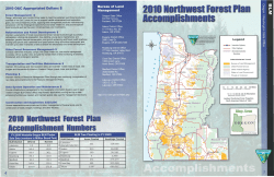 2010 Northwest Forest Plan Accomplishment Report