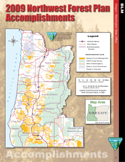2009 Northwest Forest Plan Accomplishment Report