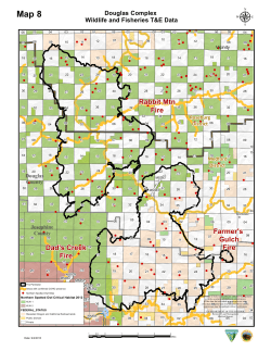 Douglas Wildlife and Fisheries T&E Data