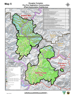 Douglas Pre-Fire Vegetation Communities
