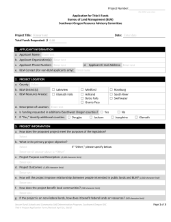 Title II Application - fillable form