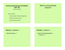 The Biosphere: Biodiversity and Evolution